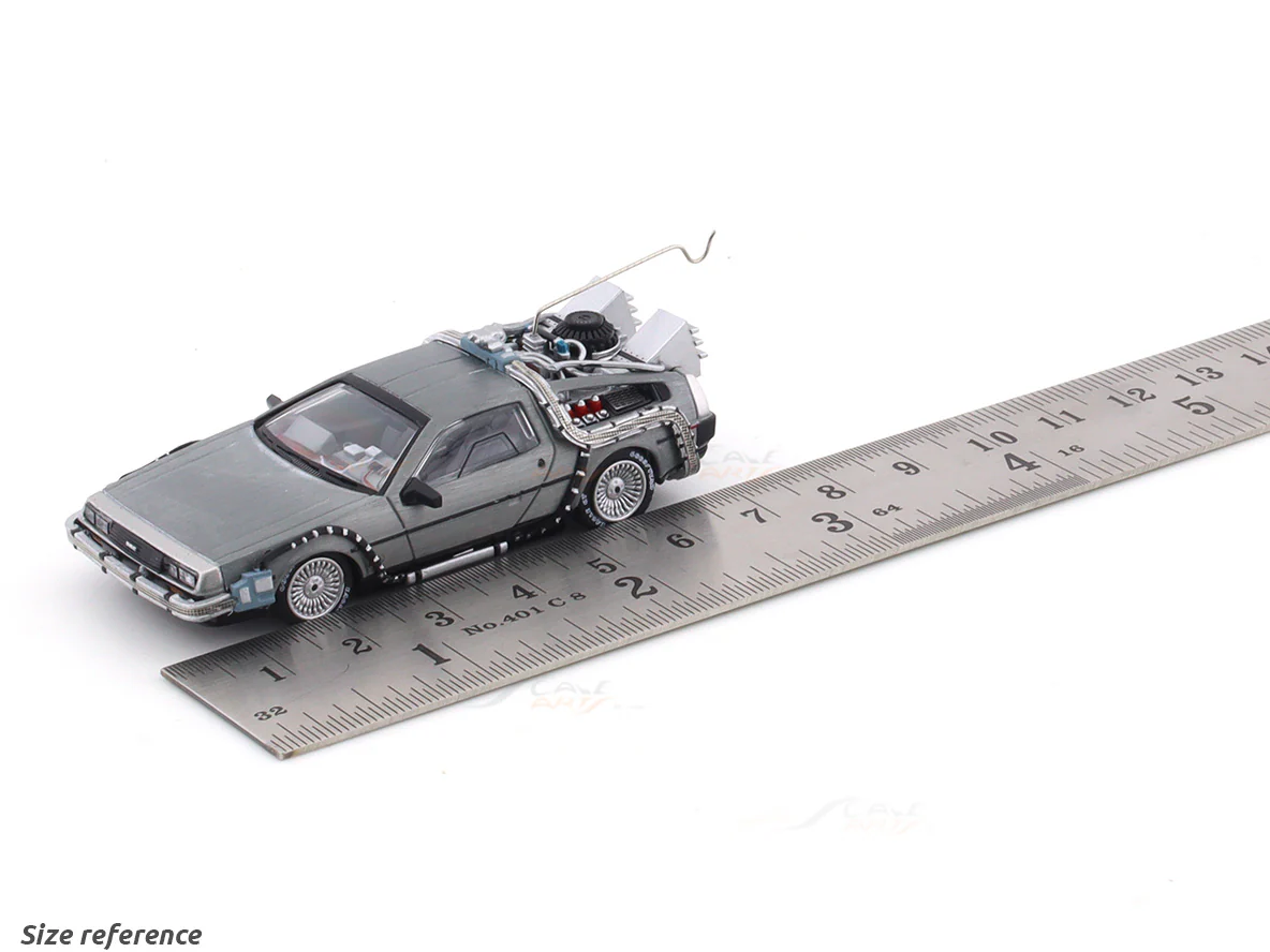 DMC DeLorean Time Machines T1 1:64 MJ Model x LMLF diecast scale model car miniature - Image 9