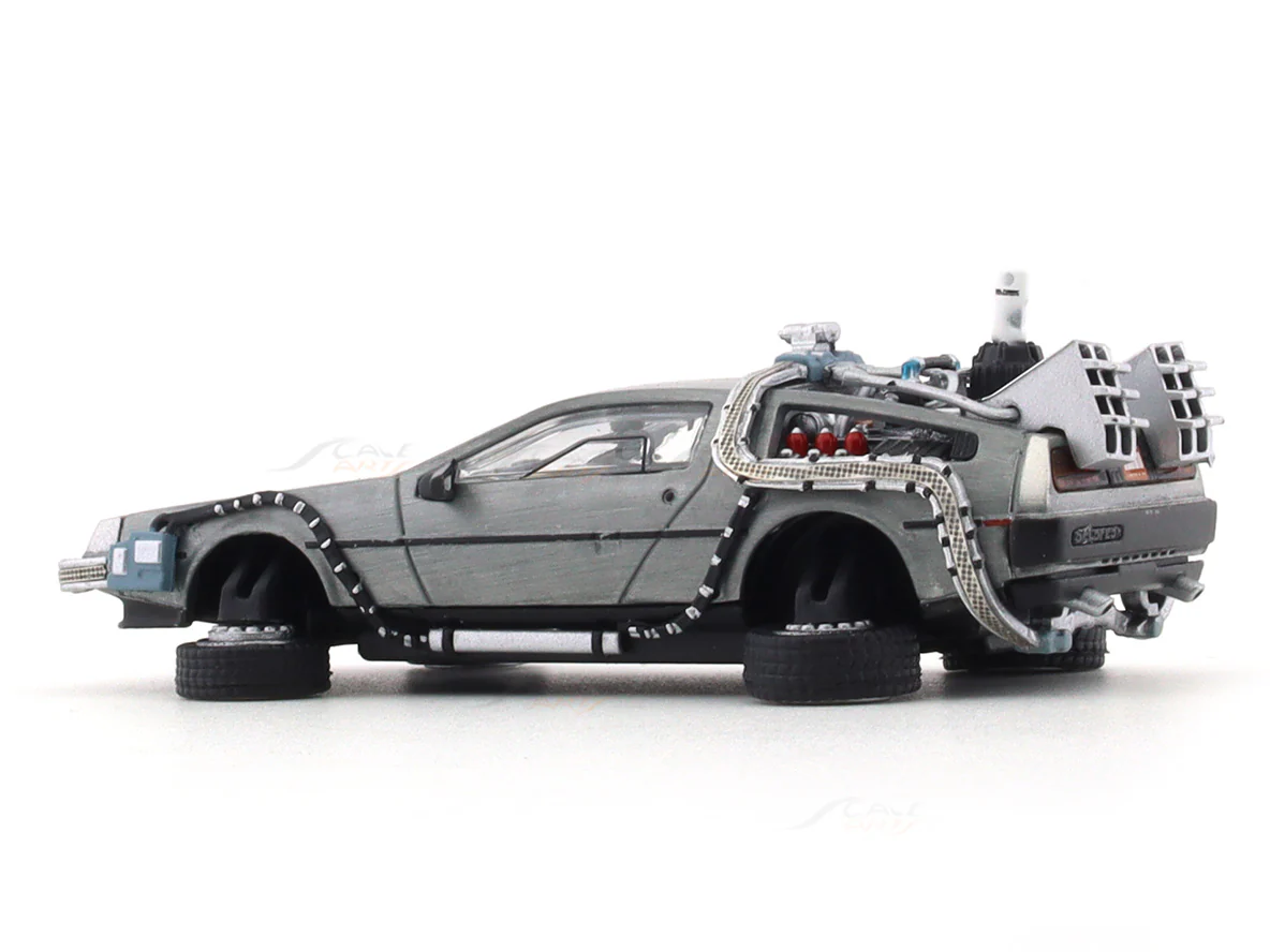 DMC DeLorean Time Machines T2 1:64 MJ Model x LMLF diecast scale model car miniature - Image 3