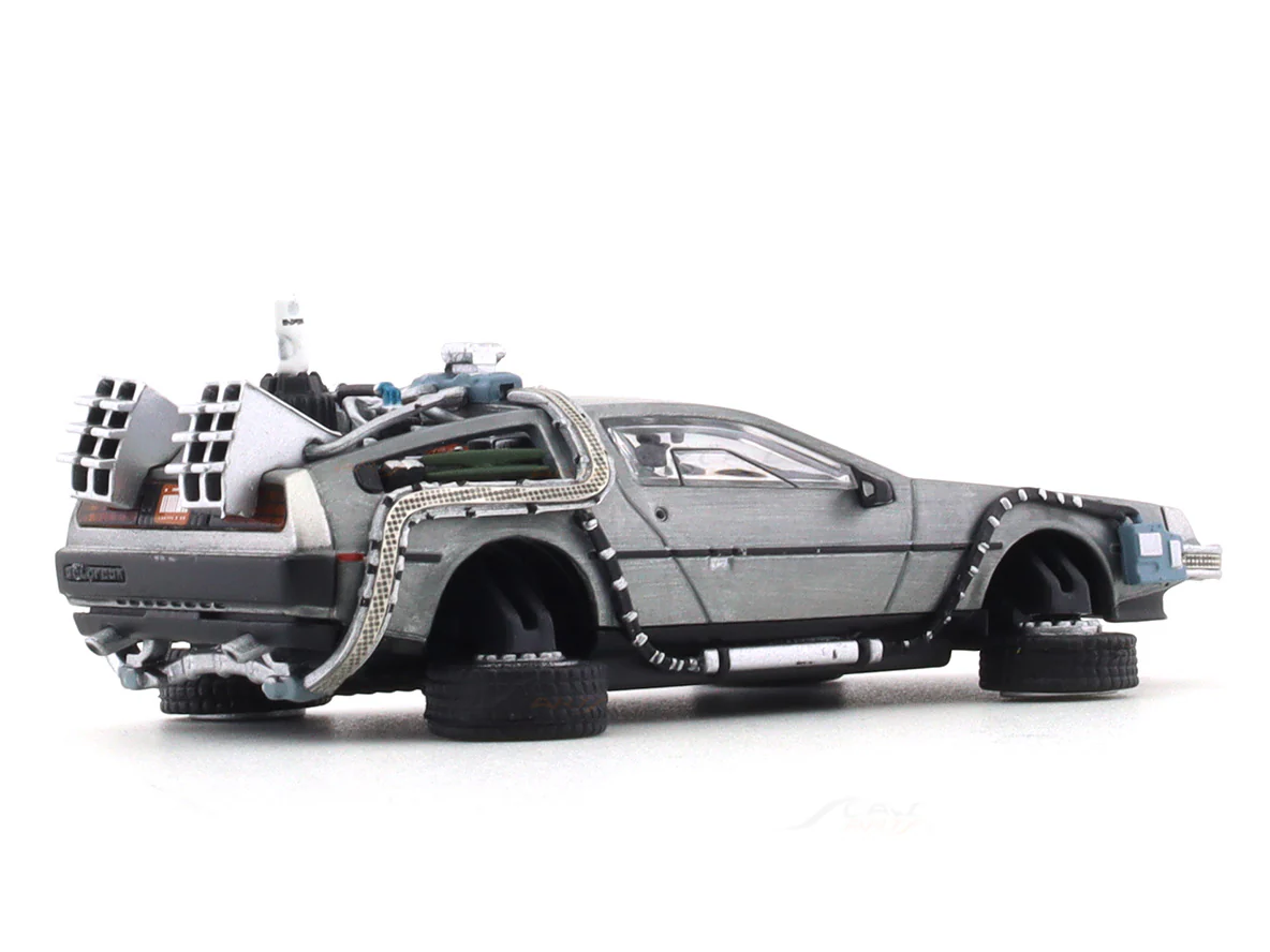 DMC DeLorean Time Machines T2 1:64 MJ Model x LMLF diecast scale model car miniature - Image 4