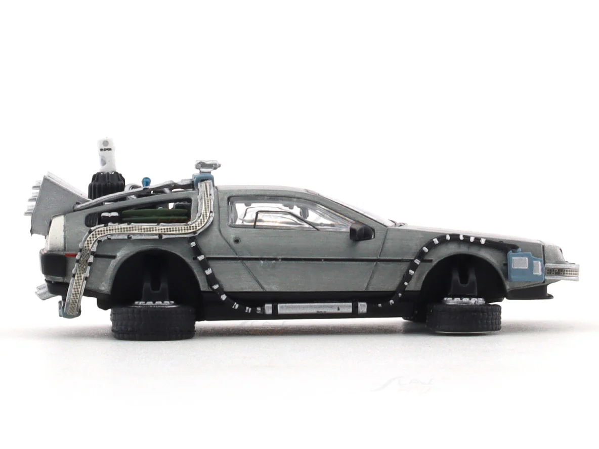 DMC DeLorean Time Machines T2 1:64 MJ Model x LMLF diecast scale model car miniature - Image 5