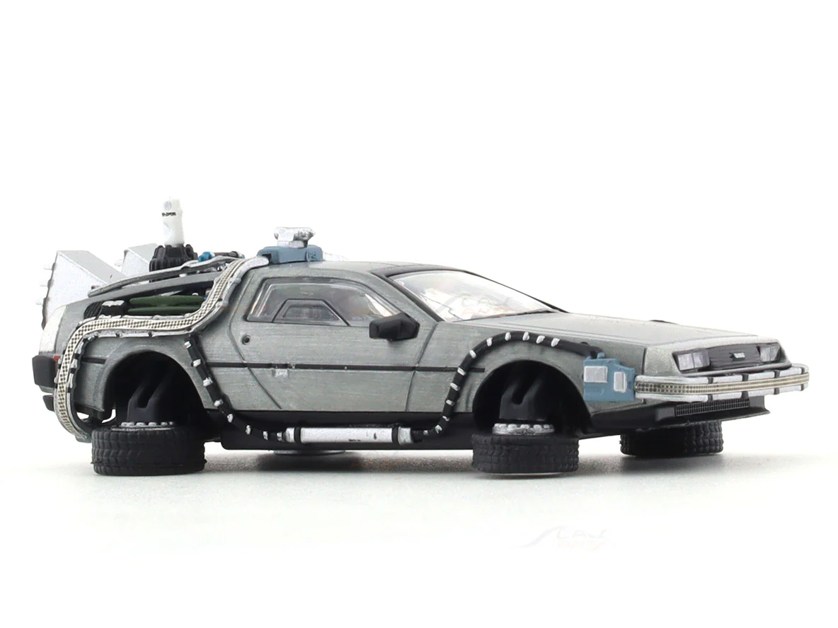 DMC DeLorean Time Machines T2 1:64 MJ Model x LMLF diecast scale model car miniature - Image 6
