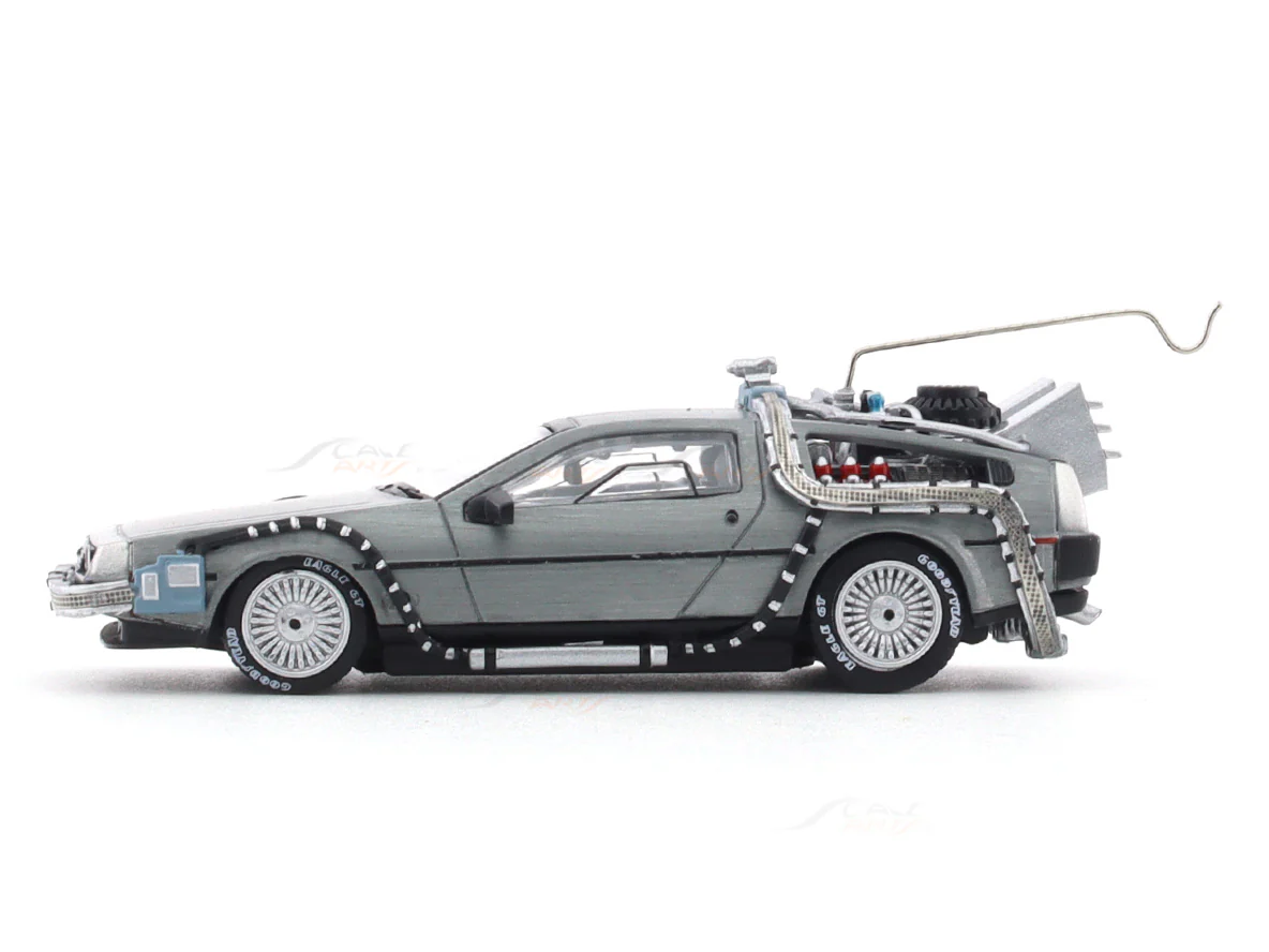 DMC DeLorean Time Machines T3 1-64 MJ Model x LMLF diecast scale model car miniature - Image 2