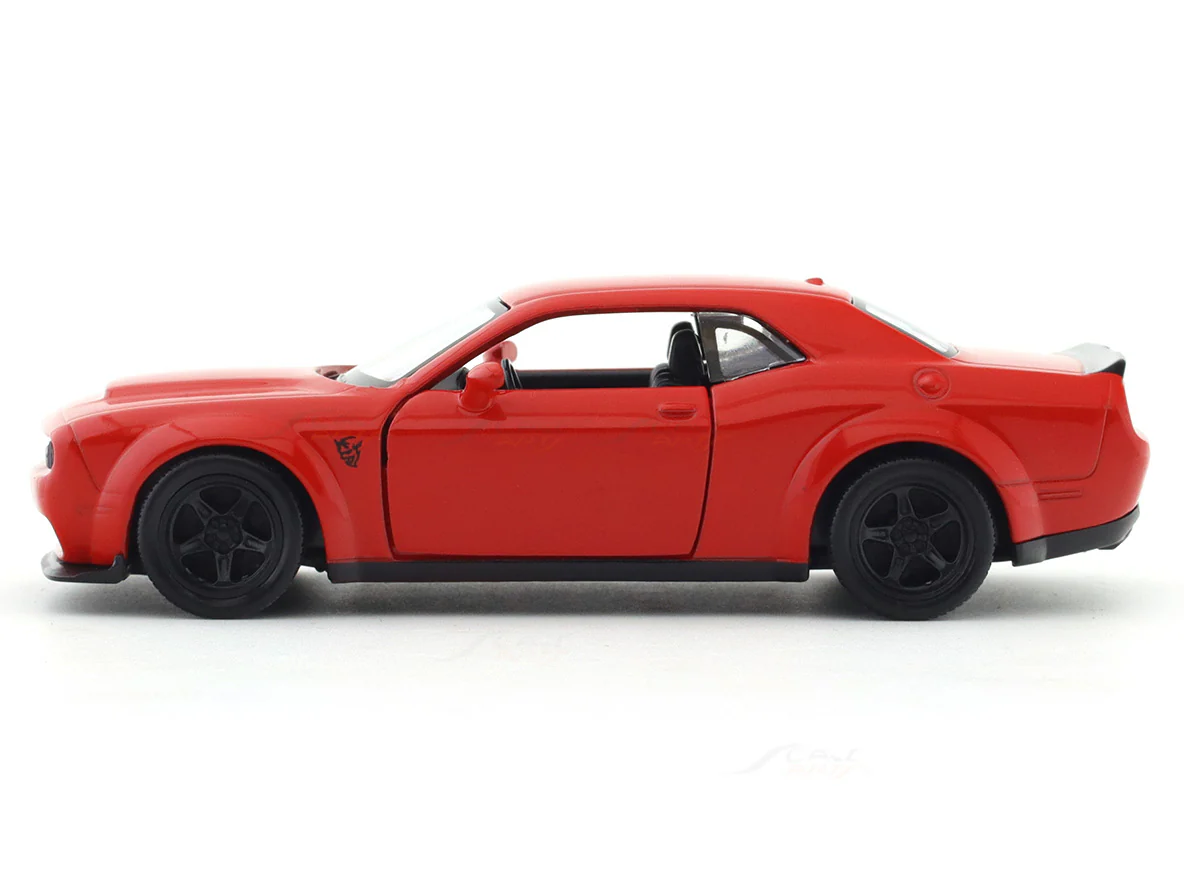 Dodge Challenger SRT Demon red 1:33-42 RMZ City licensed pull back car scale model - Image 2