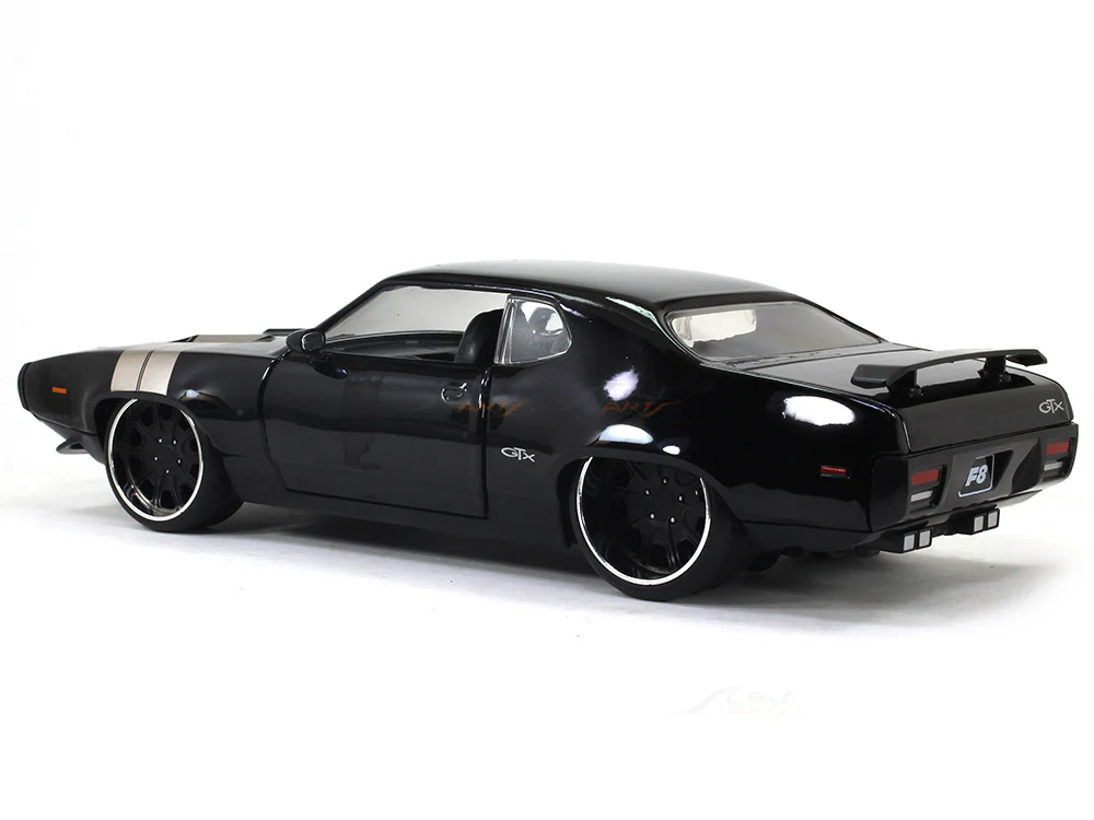 Dom's Plymouth GTX Fast & Furious 1:24 Jada diecast Scale Model car - Image 3