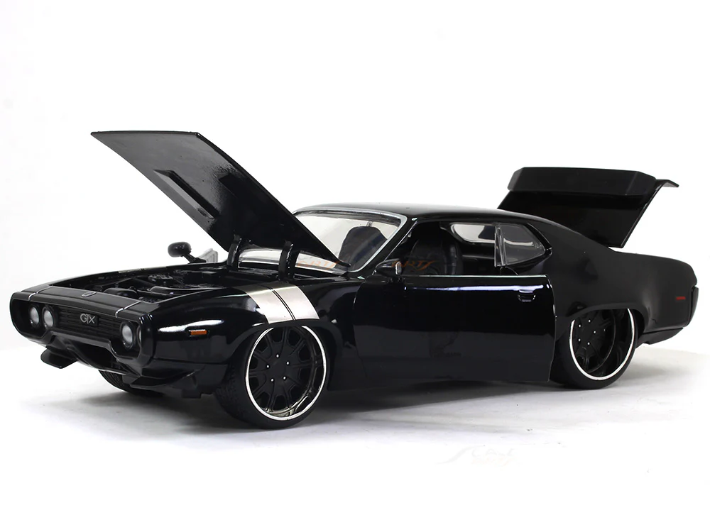 Dom's Plymouth GTX Fast & Furious 1:24 Jada diecast Scale Model car - Image 7
