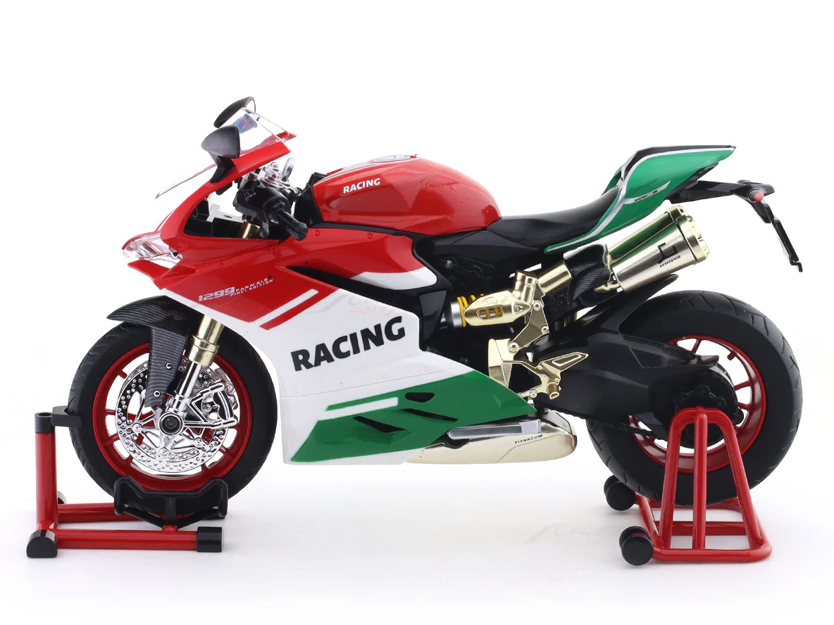 Ducati 1299 Panigale R Inspired 1:9 Diecast Scale Model Bike with Light & Sound | Motorcycle Replica - Image 2