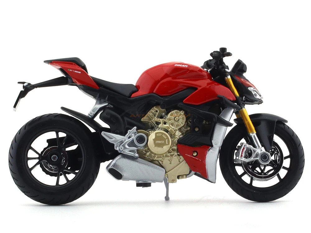 Ducati Super naked V4 S 1:18 Maisto licensed diecast scale model bike collectible - Image 5