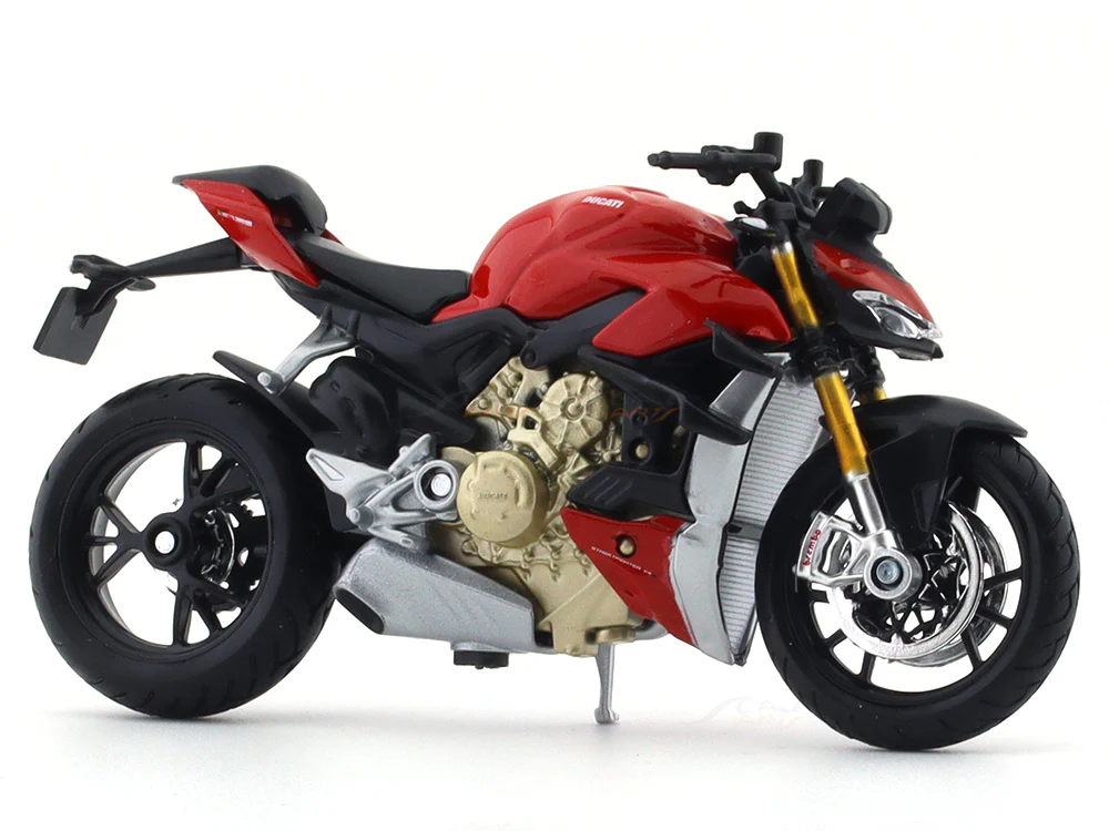 Ducati Super naked V4 S 1:18 Maisto licensed diecast scale model bike collectible - Image 6