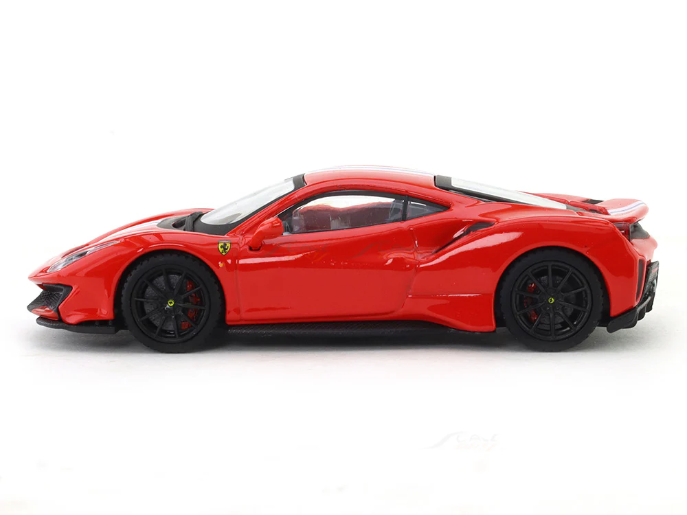 Ferrari 488 Pista red Signature Series 1:43 Bburago scale model car collectible - Image 2