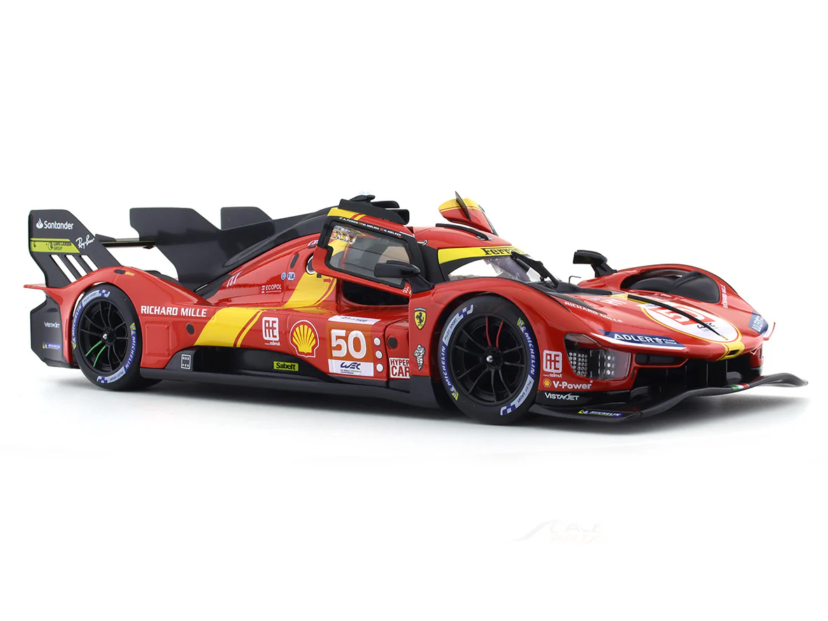 2023 Ferrari 499P #50 Pole Position 1:18 Bburago diecast Scale Model car - Image 12