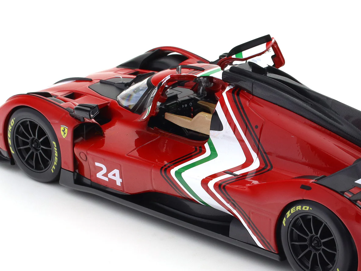 Ferrari 499P Modificata #24 Launch Version 1:18 Bburago licensed diecast scale model collectible - Image 10