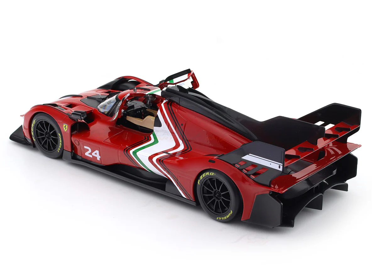 Ferrari 499P Modificata #24 Launch Version 1:18 Bburago licensed diecast scale model collectible - Image 12