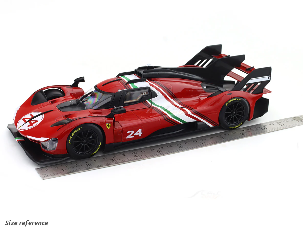 Ferrari 499P Modificata #24 Launch Version 1:18 Bburago licensed diecast scale model collectible - Image 13