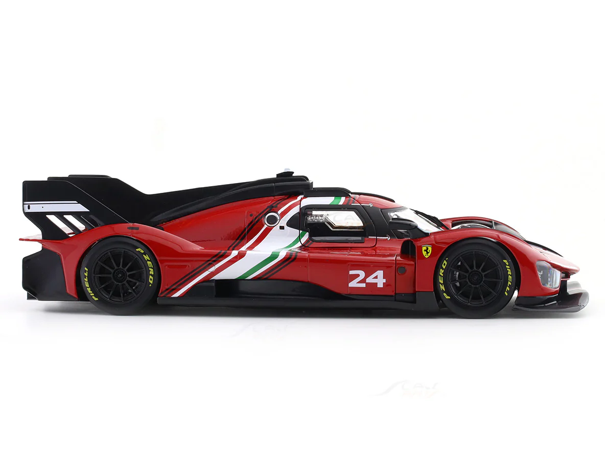 Ferrari 499P Modificata #24 Launch Version 1:18 Bburago licensed diecast scale model collectible - Image 5