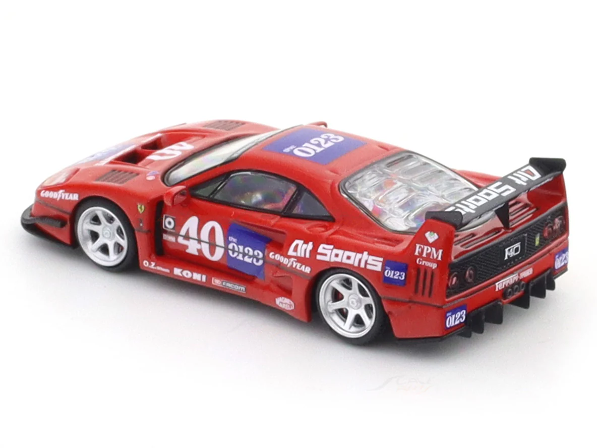 Ferrari F40 Art Sports 1:64 Supcar diecast scale model miniature car collectible - Image 8