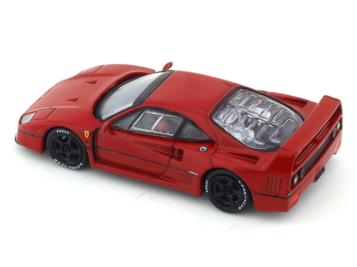 Ferrari F40 Lightweight Red 1:64 Tarmac Works diecast scale model car - Image 8
