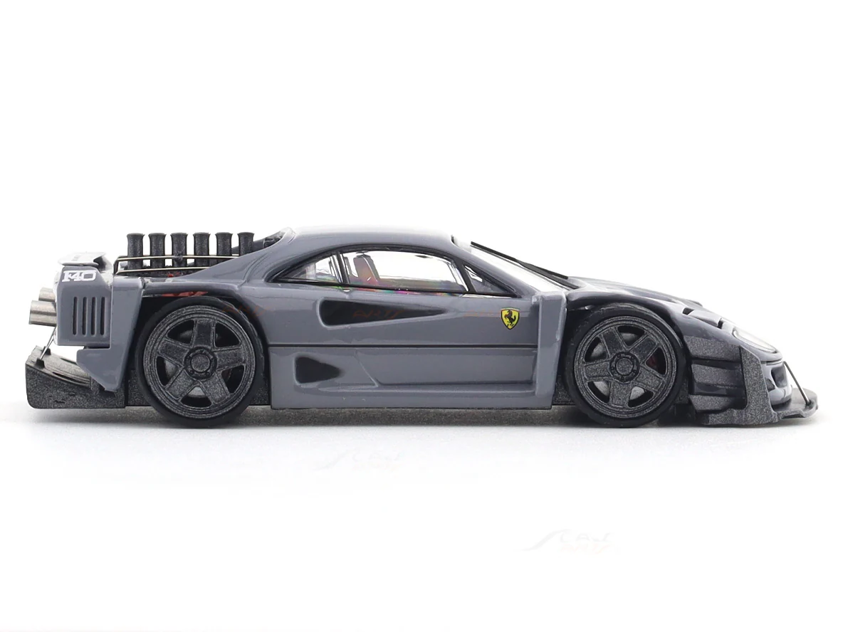 Ferrari F40 Yasid Concept grey 1:64 Autobots diecast scale model miniature car collectible - Image 5