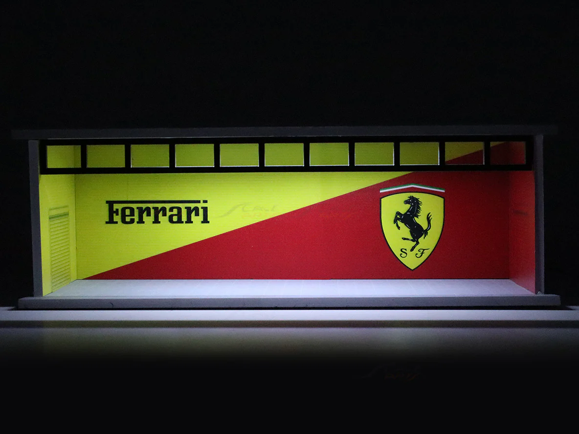 Ferrari Garage Design A diorama for 1:64 Scale Arts India - Image 3