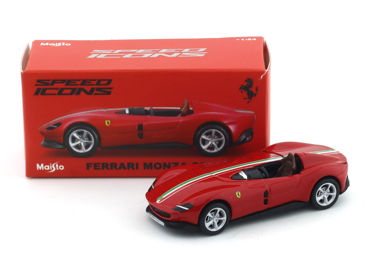 Ferrari Monza SP1 red 1:64 Maisto licensed diecast scale model car - Image 11