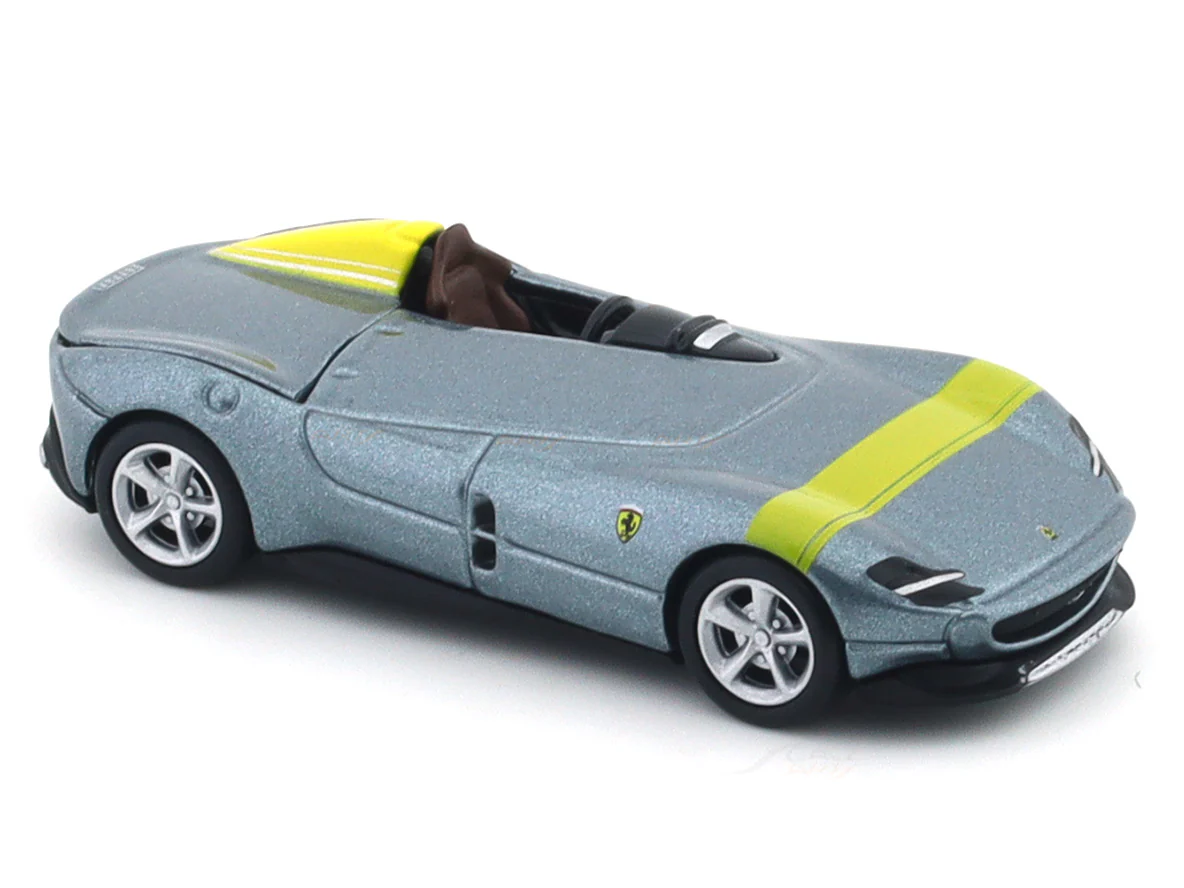 Ferrari Monza SP1 silver 1:64 Maisto licensed diecast scale model car - Image 7