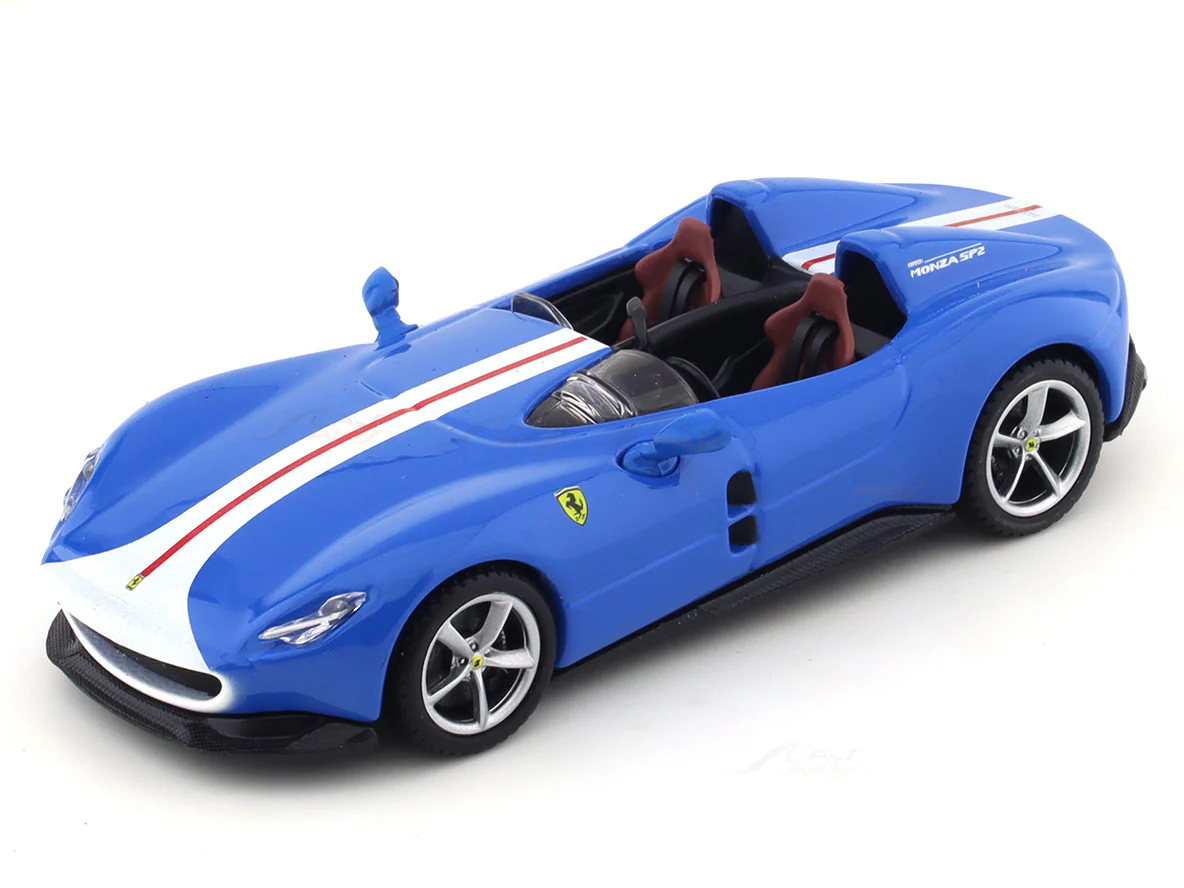 Ferrari Monza SP2 blue 1:43 Bburago Signature diecast scale model car - Image 7