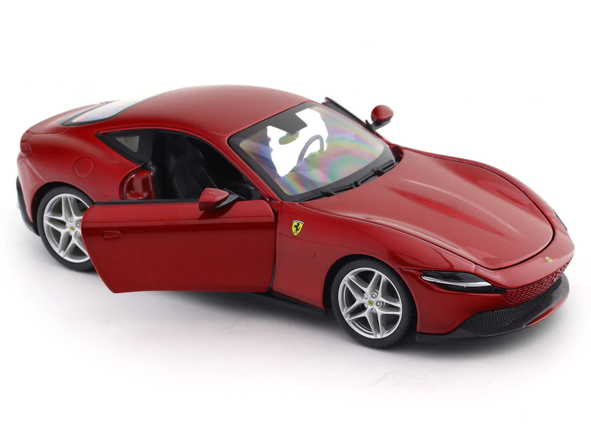 Ferrari Roma with Acrylic case 1:24 Bburago licensed diecast Scale Model car collectible - Image 10