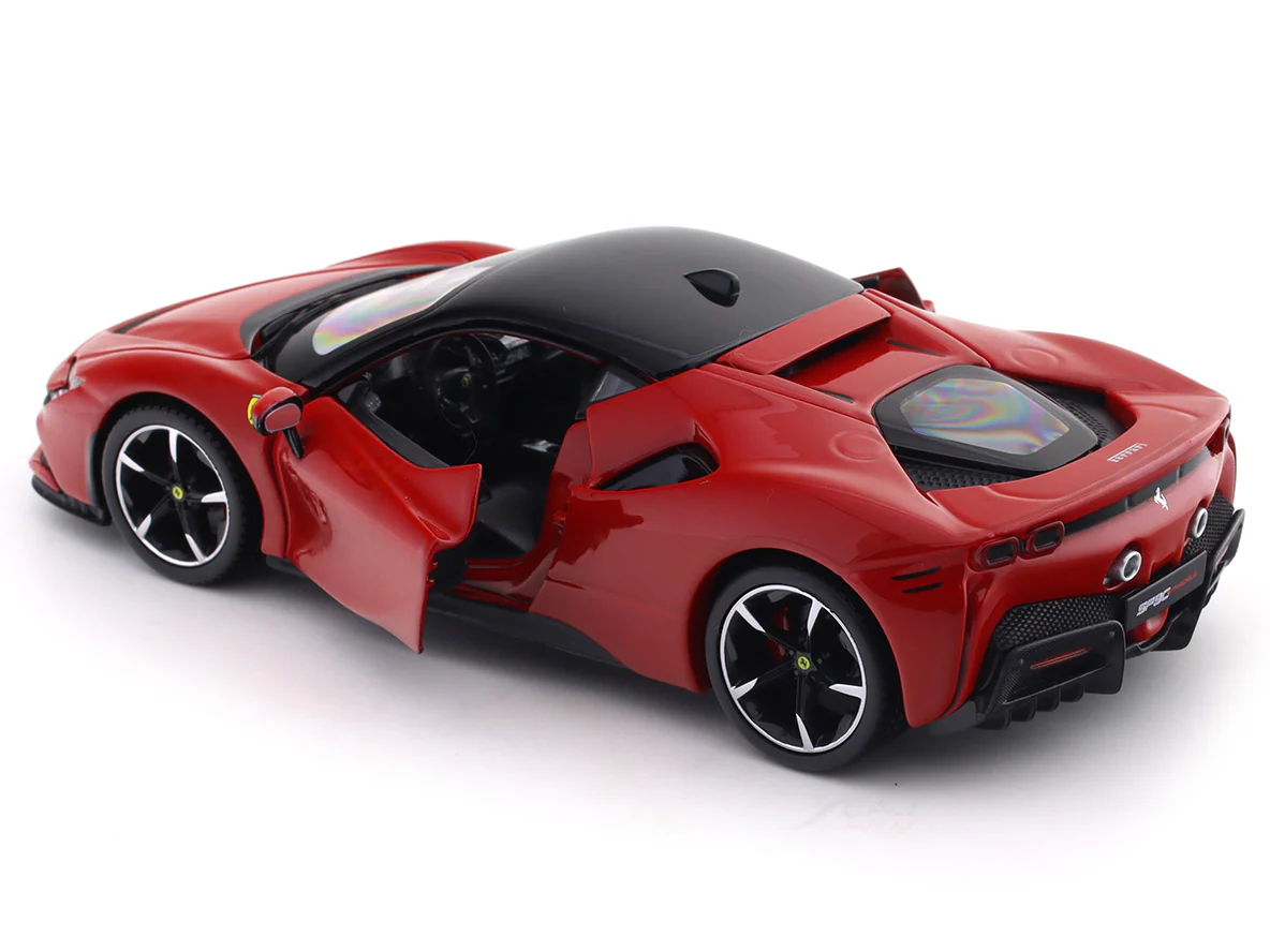 Ferrari SF90 Stradale with Acrylic case 1:24 Bburago licensed diecast Scale Model car collectible - Image 11