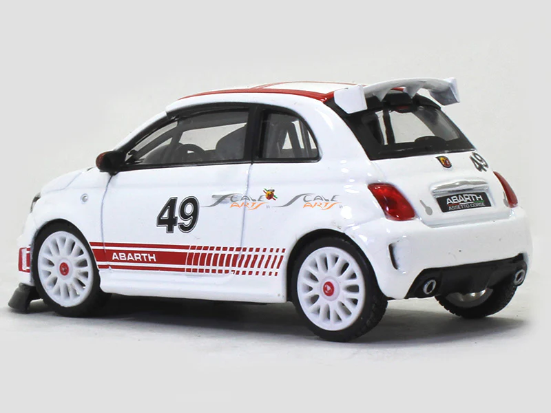 Fiat Abarth 500 Assetto Corse 1:43 Bburago diecast Scale Model car - Image 3