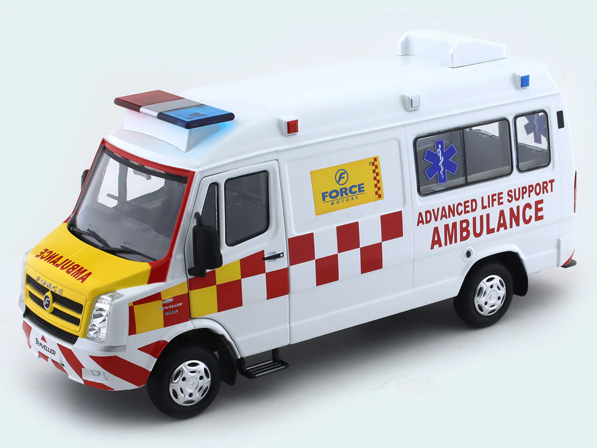 Force / Tempo Traveller Ambulance 1:24 Dealer Edition diecast Scale Model collectible - Image 10