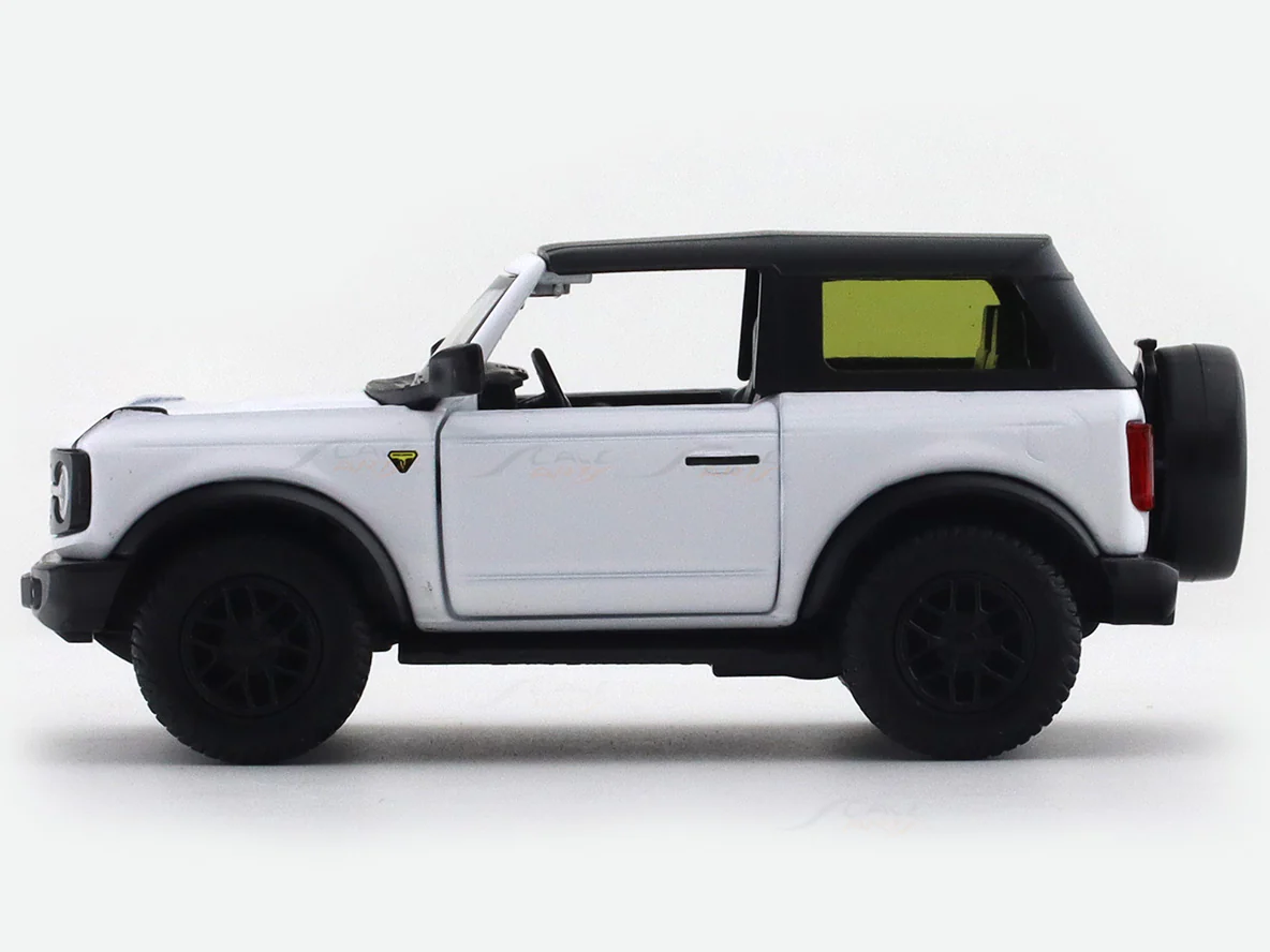 Ford Bronco white 1:33-42 RMZ City licensed pull back car scale model - Image 2