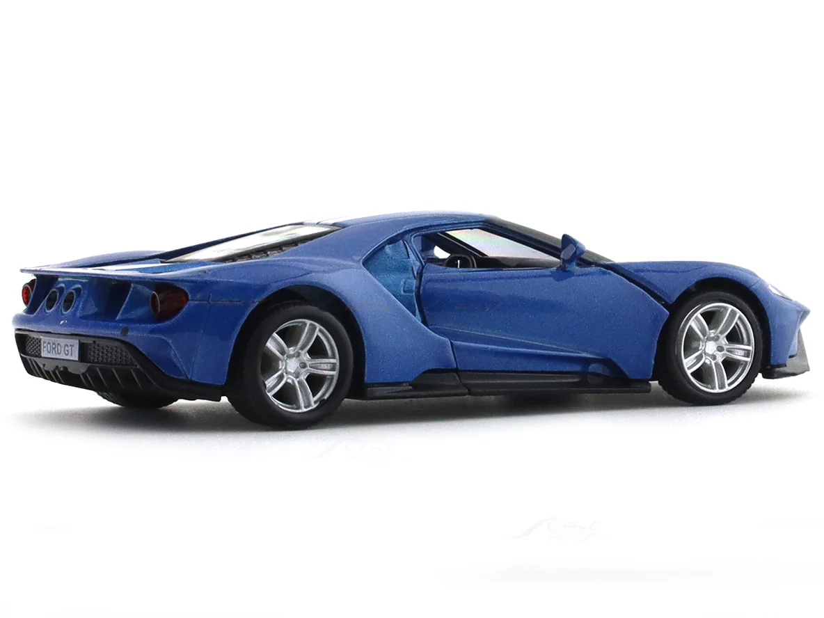 Ford GT Blue 1:33-42 RMZ City licensed pull back car scale model - Image 4