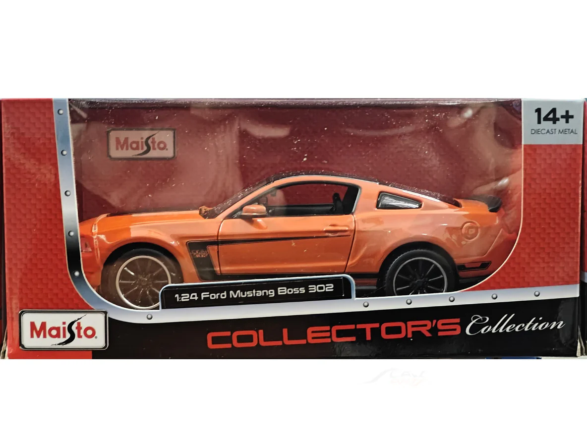 Ford Mustang Boss 302 orange 1:24 Maisto licensed diecast Scale Model car - Image 20