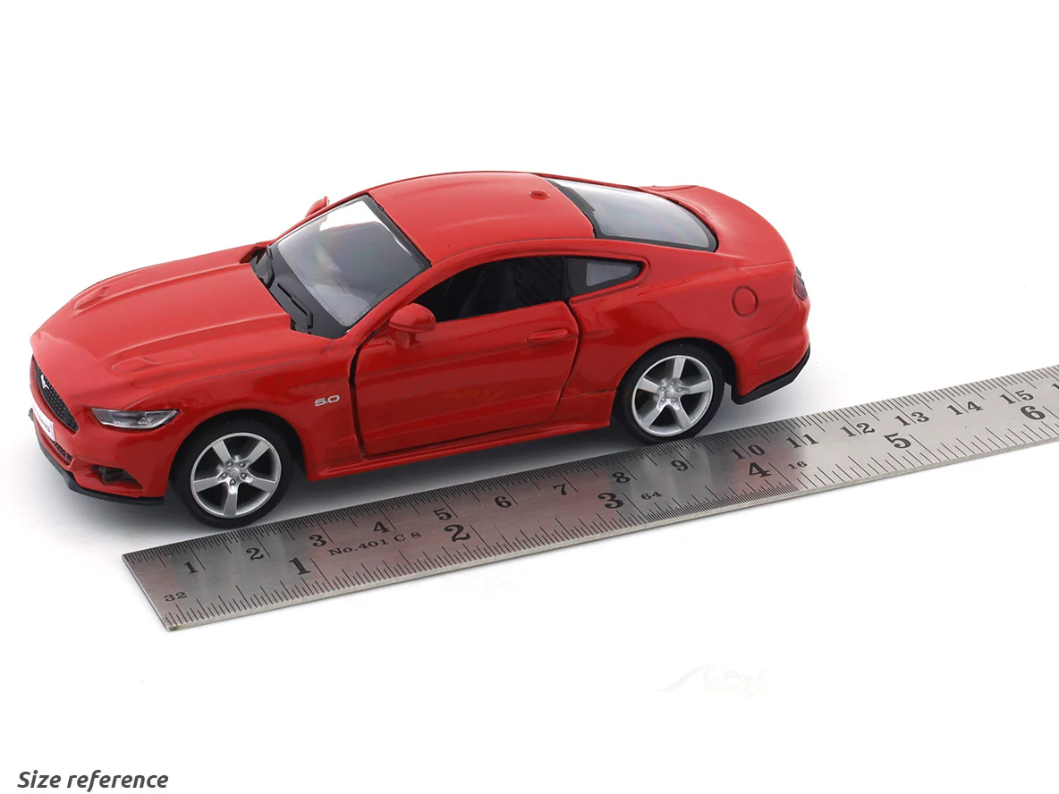 Ford Mustang Red 1:32 RMZ City 5 inch pullback diecast scale model car - Image 9