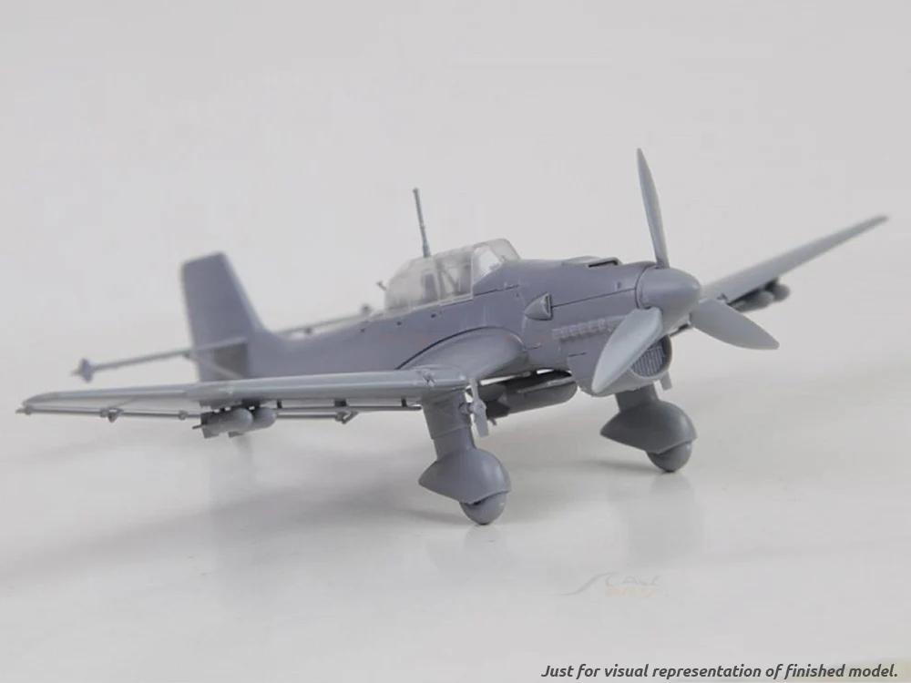 German dive bomber JU-87B2 "Stuka" 1:72 Zvezda plastic model kit - Image 3