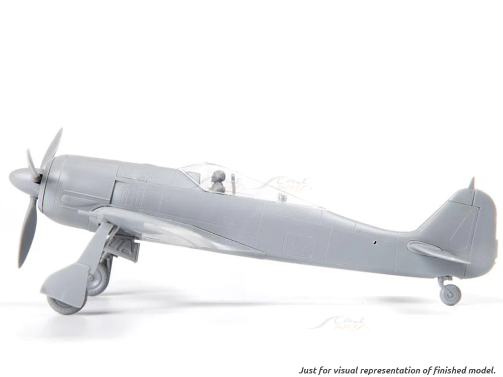 German fighter Focke-Wulf FW-190 A4 1:72 Zvezda plastic model kit - Image 3
