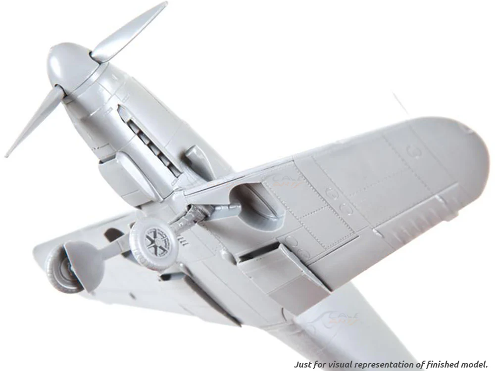 German fighter Messerschmitt Bf-109 F2 1:72 Zvezda plastic model kit - Image 5