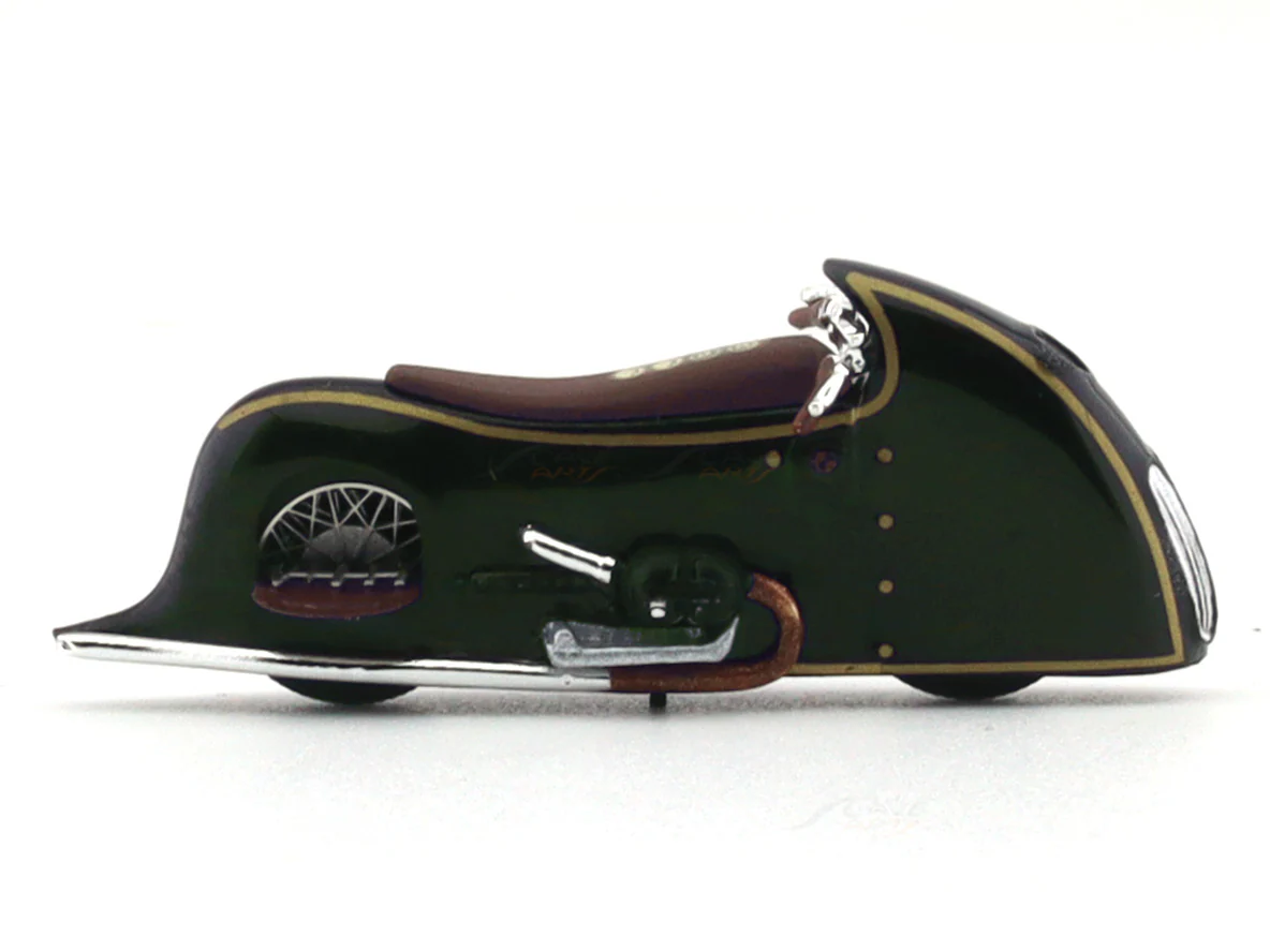 Good Ghost BMW R100 RS green 1:64 YTM scale model bike - Image 5