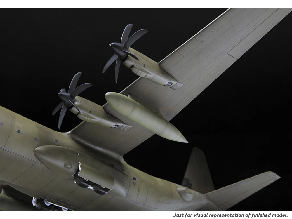 Heavy transport plane C-130J-30 Super Hercules 1:72 Zvezda plastic model kit - Image 5