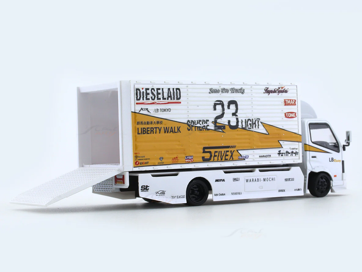 Hino 300 Custom Dieselaid 1:64 Micro Turbo diecast scale model tuck collectible - Image 7