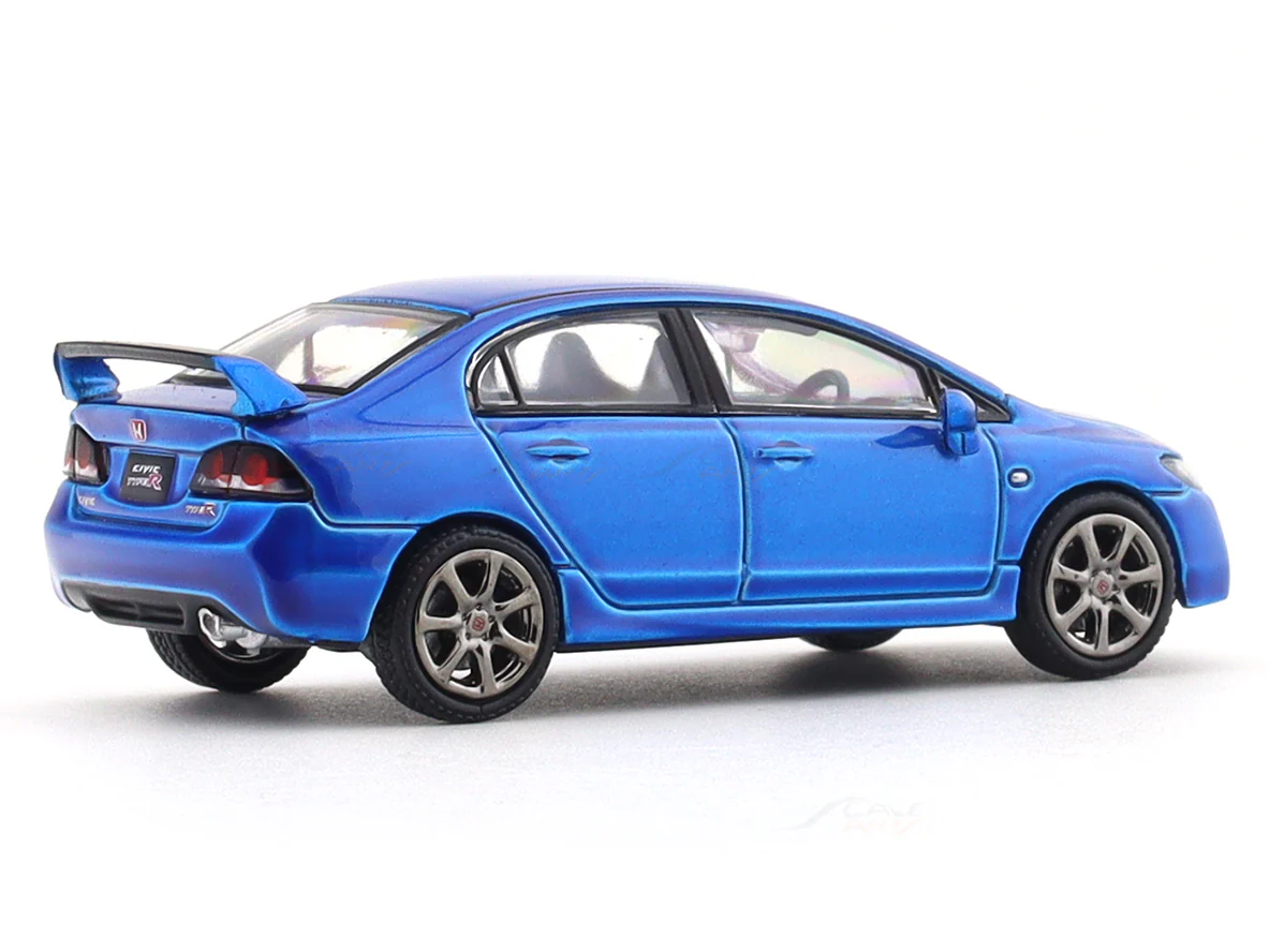 Honda Civic Type R FD2 Blue 1:64 DCT diecast scale model car miniature collectible - Image 4