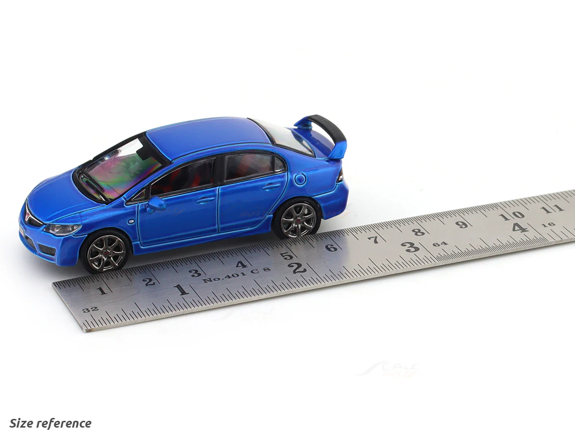 Honda Civic Type R FD2 Blue 1:64 DCT diecast scale model car miniature collectible - Image 9
