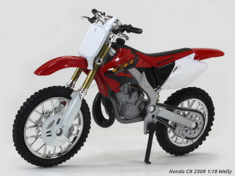 Honda CR 250R 1:18 Welly diecast Scale Model Bike