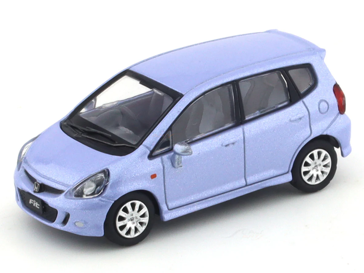 Honda Fit / Jazz blue 1:64 GCD diecast scale model miniature car replica - Image 7