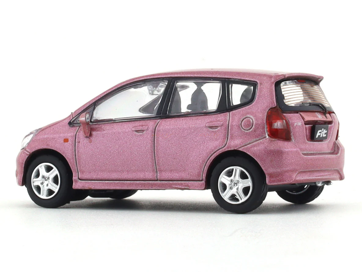 Honda Fit / Jazz pink 1:64 GCD licensed diecast scale model miniature car replica - Image 3
