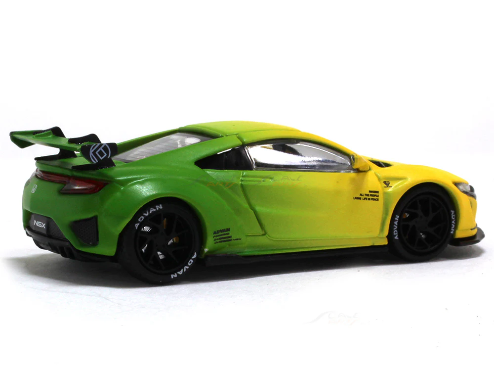 Honda NSX yellow 1:64 TimeMicro diecast scale miniature car - Image 4