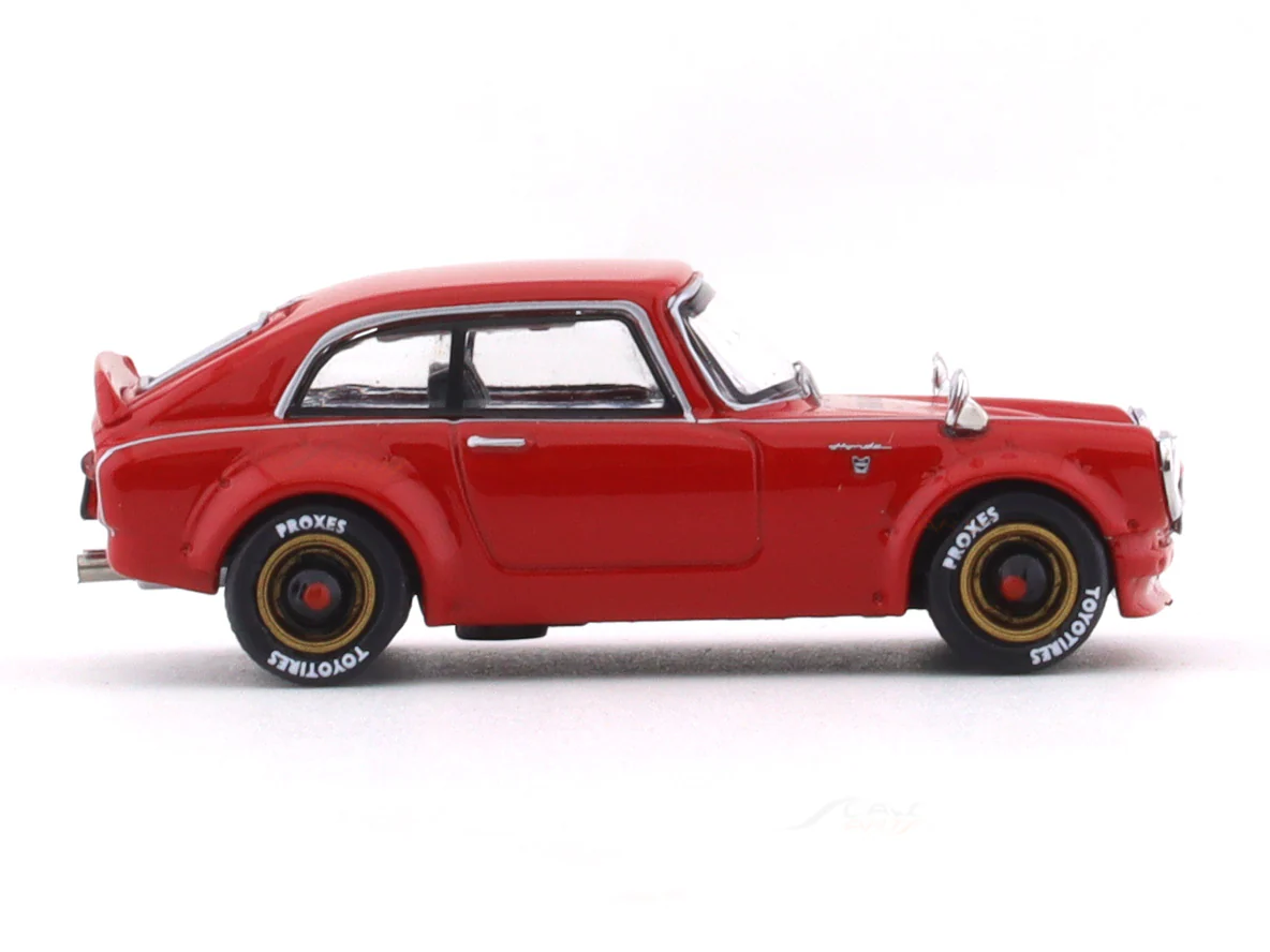 Honda S800 Red 1:64 LF Model diecast scale car collectible - Image 7