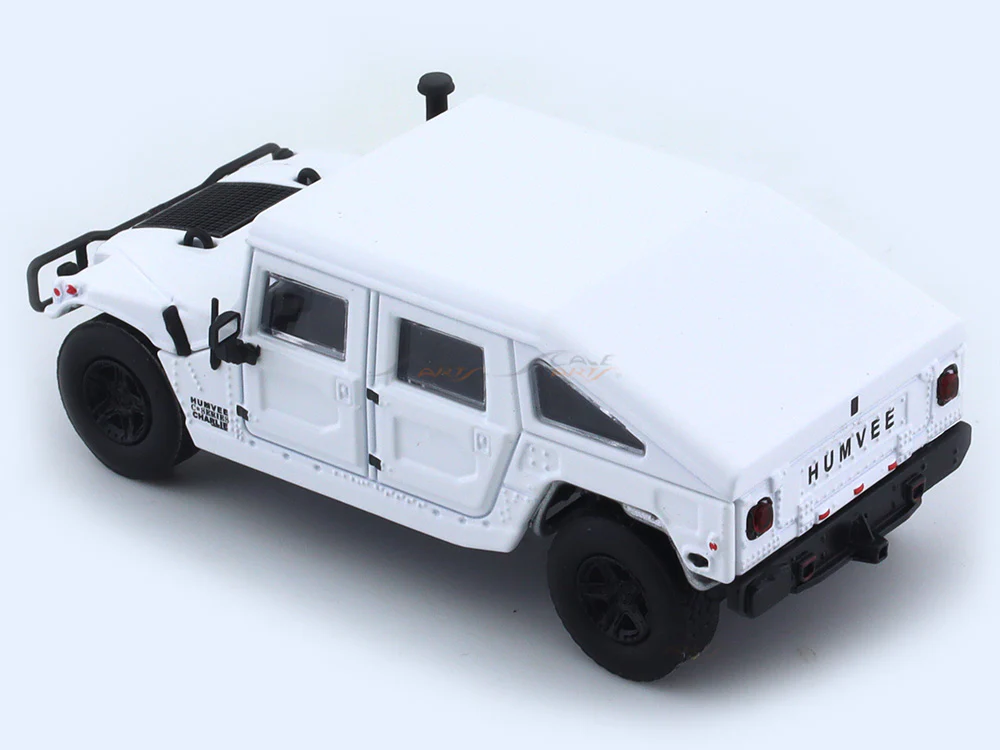 Hummer H1 SUV / Humvee white 1:64 Master diecast scale model car - Image 8