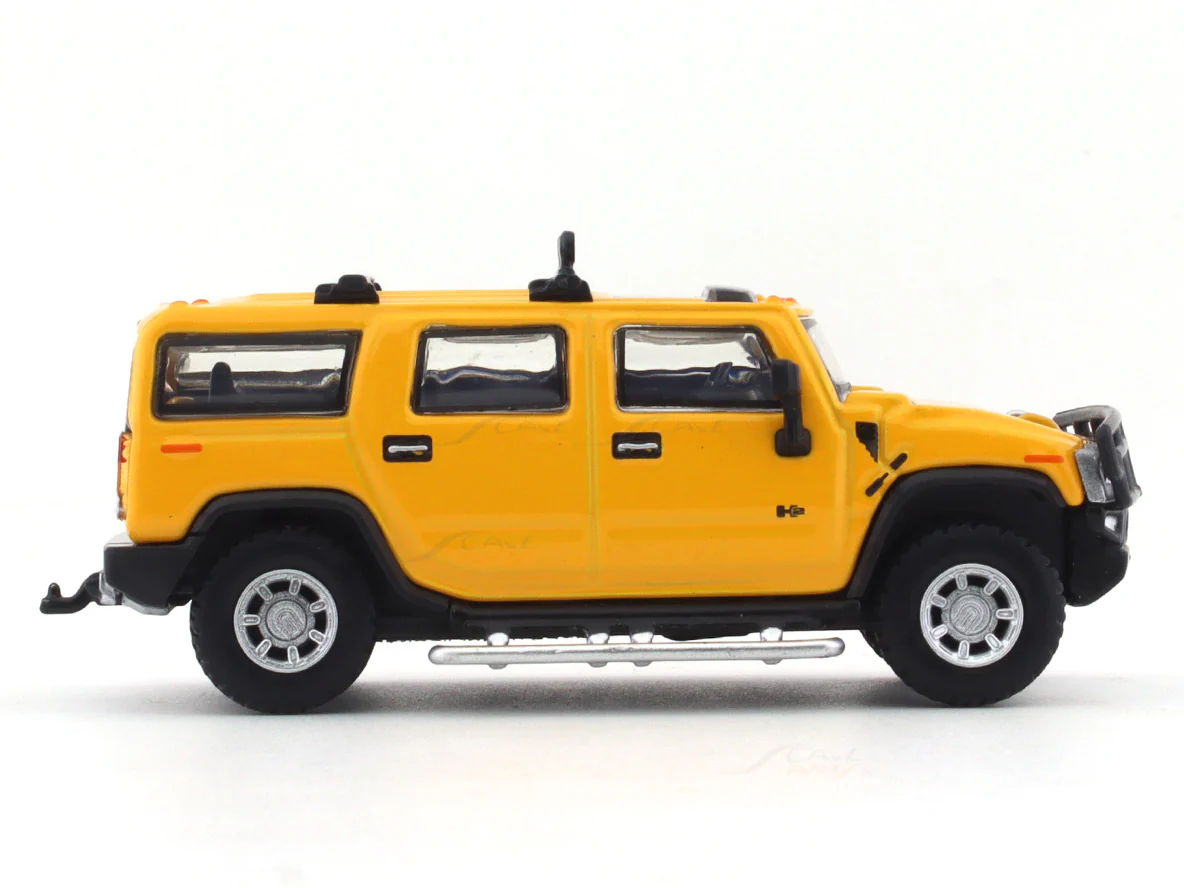 Hummer H2 Yellow 1:64 JKM diecast scale model car miniature - Image 5