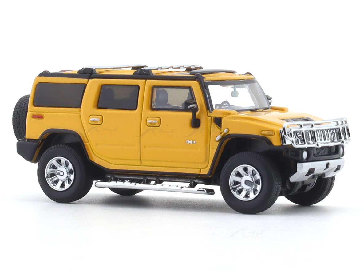 Hummer H2 Yellow 1:64 Lulu Model diecast scale model car - Image 6
