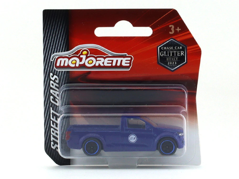 Isuzu D Max blue 1:64 Majorette scale model car